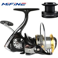 MIFINE-AURORA Powerful Fishing Reel, Spinning Reel 5.2:1/4.7:1, Spare Spool, Saltwater, Freshwater, Carp Fishing, 7 + 1BB