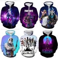 2025 Autumn Men Fortnite All Over Print Cosplay Children Hoodie Unisex Long Sleeve Oversized Sweatshirts
