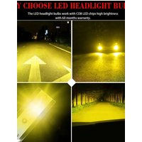 TCYATO 2Pcs car LED headlights C1 26000lm 80W COB chip 3000k/4300k/6000k/8000k lime h4 h7 h1 9005 h11 LED lights