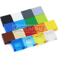 Marumine 300PCS 1x1 Tile MOC Bricks Base Parts Compatible with 3070 Block Bulk Accessories DIY Construction Architecture Board