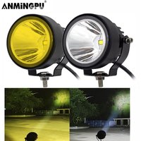 Led Work Light 4 Inch 12V 24V Yellow Amber White Barra Offroad For Car ATV Spot Flood Lamp Race Pickup Truck Boat Trailer Fog