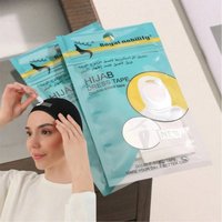 Hijab Tape Muslim Women Double Sided Hijab Tape Fashion Beauty Tape Clear Body Strong Transparent Fabric Adhesive Tape Garment A