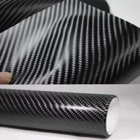 20cmX152cm Waterproof DIY Car Sticker Car Styling 4D Thicken 3M Car Carbon Fiber Vinyl Wrapping Film Car Accessories Decals