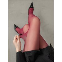 Talenza Women'S Tights Slim Stockings Pantyhose Super Elastic Large Size Leggings Red Sexy Spring Autumn Winter