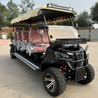 CE Certificate Factory Custom Street Legal Golf Cart 4KW/5KW/7KW Motor Lifted Electric Solar Panels 4 Wheel Off Road Golf Buggy