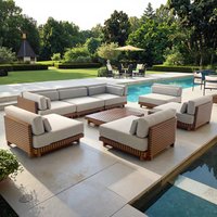 Modern Hotel Outdoor Sofa Set Luxury Villa Outdoor Sofa Garden Sofa Courtyard