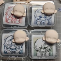 3.5/3 Cm New Taoyuan Series Q-Version Eye Socket Positioning Face Model Mold Whole Set DIY Handmade Animation Doll Face Mold