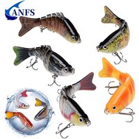 1pc Fishing Lures Multi Jointed Swimbait Slow Sinking Bionic Artificial Bait Freshwater Saltwater Trout Bass Fishing Accessories