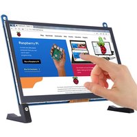New 7 Inch IPS TFT LCD Display Touch Screen Monitor 1024*600 RGB Pixels USB HDMI-compatible for Raspberry Pi 5 4B 3B+ AIDA64