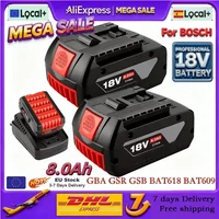 GBA 18V 100% Original für Bosch 18V 6Ah Wiederaufladbare Batterie Geeignet für Werkzeug BAT622 BAT618G Hochleistungs-10C-Akkubatterie
