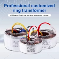 Toroidal power transformer, 12V/36V/220V, 10-10000W step-up/step-down transformer, audio amplifier, parameters can be customized