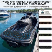 KXKZREN EVA Foam Jet Ski Traction Pad Non-Slip PWC Deck Mat Marine Decking Sheet Self-adhesive Motorboat Flank Flooring Pad Kit