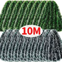 Christmas Tinsel Ribbons Green Cane Ribbon Garland Xmas Tree DIY Hanging Pendent Wreath Ornament Party Decoration Home Decor