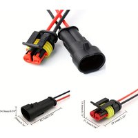 10 double-core type wire connector sockets, suitable for quick-disconnect wire connectors in automobiles and trucks
