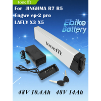 AliExpress tooefft DCH-006 JINGHMA R7 R5 LAFLY X3 X5 Battery 48V 14Ah 12.8Ah 10Ah Batteries for 1000w 800w 750w 13.6Ah 10Ah for 250w Folding Ebikes