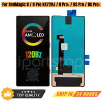 iParts Replacement Display for ZTE nubia RedMagic 8 8Pro NX729J Red Magic 8S Pro+ Plus 120Hz AMOLED Touch Screen Assembly OEM