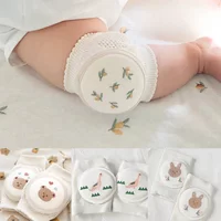 Cartoon Crawling Protector Kids Kneecaps Children Mesh Kneepad Baby Anti-slip Safe Leg Warmer 1 Pair Cotton Baby Knee Pads Cute