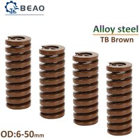 Heavy Load Die Mold Springs Brown Compression Spring Alloy steel Outer Dia 6 8 10 12 14 16 18 20 22 25 27-50mm Length 20 - 300mm