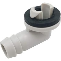 1/4pcs Air Conditioner Drain Connector Drain Hose Plastic Elbow Rubber Ring Kit Connectors