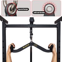 LAT-Pulldown-Stange für Kabelzugmaschine, LAT-Pulldown-Aufsätze T-Bar V-Bar Kabelzugvorrichtung für Fitness, Rücken-Trizeps-Krafttraining Griff