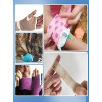 5 Pcs/Lot 2.5cm Wide Self Adhesive Bandage Wrap,Colorful Athletic Elastic Cohesive Bandage for Sports,Knee & Wrist,Ankle,Work