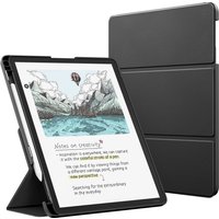 MoKo Stand Case for 11" Kindle Scribe (3rd Generation-2025)&Kindle Scribe Colorsoft (1st Gen 2025) Premium Leather Trifold Stand
