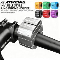 AliExpress ATWEINA 2025 Upgrade Bike Phone Mount, Universal 4-7 Inches Phone Holder, 360° Rotation Aluminum Alloy Bicycle Motorcycle Stand, Waterpr
