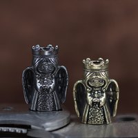 Lovely Cherub Angel Brass Knife Beads EDC DIY Paracord Woven Bracelets Lanyard Pendant Accessories Outdoor Tool Hangings Jewelry