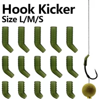 30x Carp Fishing Accessories Hook Aligner Anti Tangle Sleeve Line Aligner Size S/M/L Carp Fishing Hair Rigs Terminal Tackle