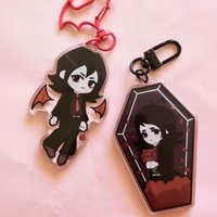 My Chemical Romance Revenge Keychain Black punk rock band style keychain