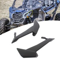 2 szt. Osłona przednich reflektorów UTV, czarna, z tworzywa ABS, osłona ochronna do Can-am Maverick X3 Max Turbo R XDS 2017-2023, akcesoria