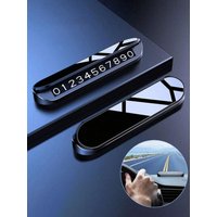1Pc Move Car Telephone Card Temporary Parking Number Plate Car Display Display Move Car Number Artifact, Parking Number Plate