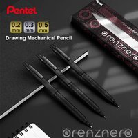 Pentel Professional Pencil ORENZNERO 0.2|0.3|0.5mm Low Gravity Automatic Lead Ejection Activity Pencils Precise Drawing Supplies