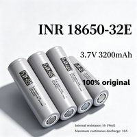 18650-32E 3.7V 3200mAh Rechargeable Battery 100% New for Various 3.7V Electronic Products