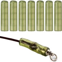 50Pcs Big Fish Anti-Tangle Beans Figure 8 Ring Protective Cover Accessories Silicone Anti-Tangle Tube Carp Fishing Accessories