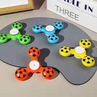 Soccer Ball Shape Spinners Cute Toys, Birthday Party Gifts, 2.76inches, Novel Pet Spinning Toys Outdoor Toys Pocket Toys (10pcs)