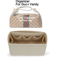 Bag Organizer Insert Suitable For Gucci's Vanity Medium Handbag, Lunch Box Bag, Inner Bag, Storage Liner Bag Inner Pouch Purse