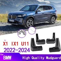 4pcs Black Mud Flaps for BMW X1 IX1 U11 m35I M sport xLine 2022-2024 Mudflaps Splash Guards Mud Flap Front Rear Mudguards Fender