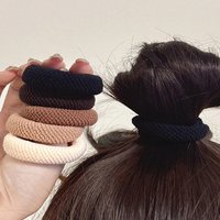 5/10 Mix Color High Elasticity Thickened Versatile Simple Scrunchies Hair-Friendly Random Color Hair Ties Hair Rope 2026