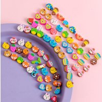 20/50/200PCS Cartoon Fruit Animal Eraser Love Mini Rubber Cross Border June 1st Christmas Gift Award
