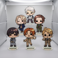 10cm Hetalia Axis Powers Acrylic Stand Keychain HD Chibi Cute Wang Yao Alfred Feliciano Gilbert Kiku Francis Desk Deco Fans Gift
