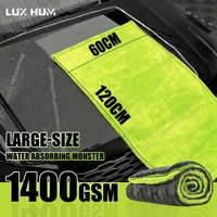 Ręcznik do suszenia samochodu o gramaturze 1400GSM, bardzo mocny, 60x120cm, duży, dwustronny, super chłonny, ultra miękki, nie rysujący powierzchni.