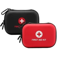 Portable Home First Aid Kit School Emergency Epidemic Prevention PU Waterproof First Aid Kit Car EVA Hard Shell Storage Kit