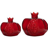 Simple Vintage Pomegranate Glass Vase Photo Prop Centerpieces Flowerpot Elegant Art for Desk Wedding Home Garden Decorative