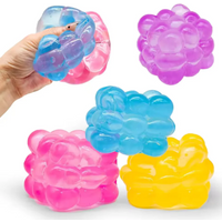 Irregular Blocks Soft Squishy Stress Balls for Kids & Adults, Stress Cube Fidget Toy with Squishy Texture for Anxiety Relief