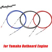 Motoforti 1-2pcs 10ft -24ft Marine Type 3300/33C Throttle Shift Remote Control Box Cable w/ Clevis for Yamaha Outboard Engine