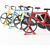 Pizza Cutter Stainless Steel Bicycle Shape Wheel Bike Roller Pizza Chopper Slicer Pizza Cutting Knife Kitchen Tools