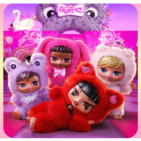 Original Bratz Bratziez Sweetheartz Seriez Plush Keychain Vinyl Face Blind Box Plush Pendnat Ornament Collect Toys Girls Gifts