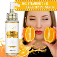 AILKE Vitamin C and E Brightening Concentrated Serum, Whitening, Moisturizing, Clean Skin, Reduce Dark Spots, 100ml/3.52 oz