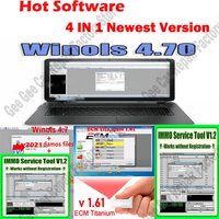 Latest Hot Selling WinOLS 4.7 With Plugins +2021 Damos +ECM TITANIUM 1.61+ IMMO Service Tool v1.2 All Data Auto Repair Software